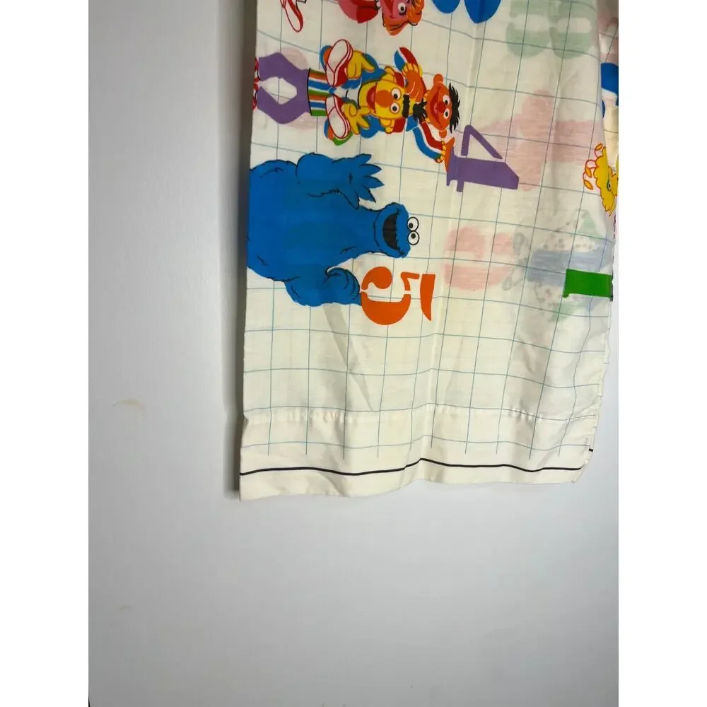 Sesame Street 123 Numbers Vintage Standard Pillowcase Multicolor By Stevens